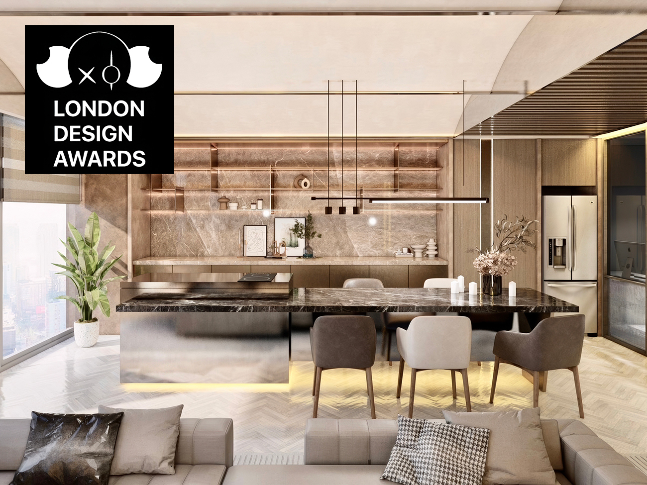 商空設計｜《絢縵光影》 榮獲 2024 英國IAA倫敦設計獎 London Design Awards – 白金獎｜遇見設計