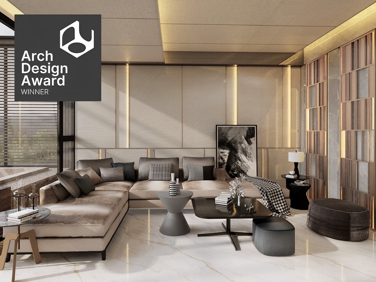 台北室內設計｜《蔚然雲間》 榮獲 2025 芬蘭Arch設計大獎 Arch Design Award – 銀獎｜遇見設計