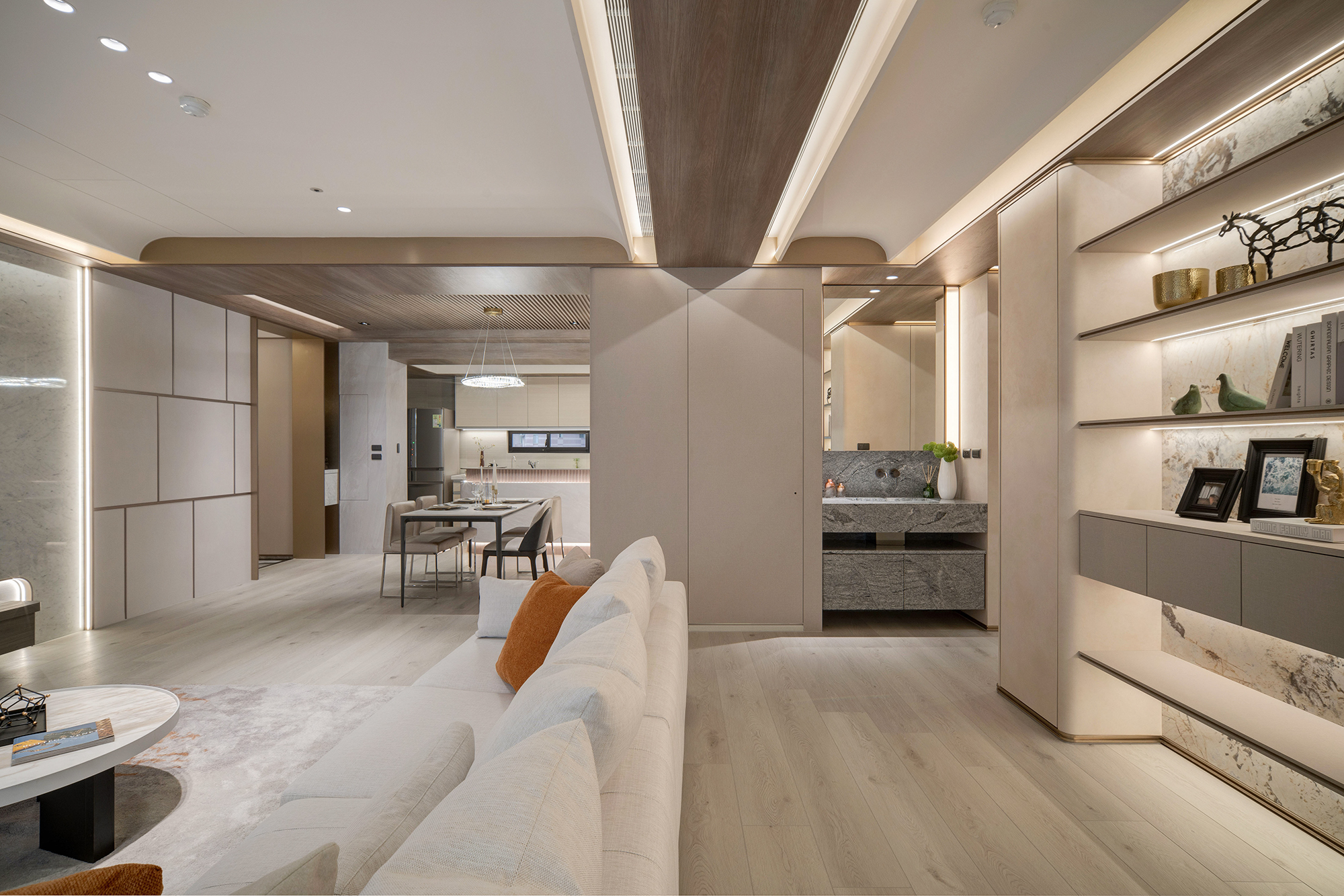 新北室內設計｜凝光集境，新店中正路住宅-9