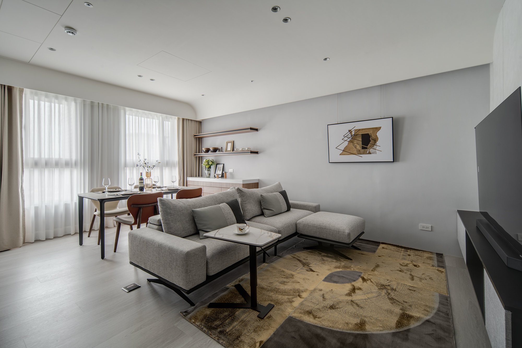 新北室內設計｜丰韻深邃，新北住宅設計案-2