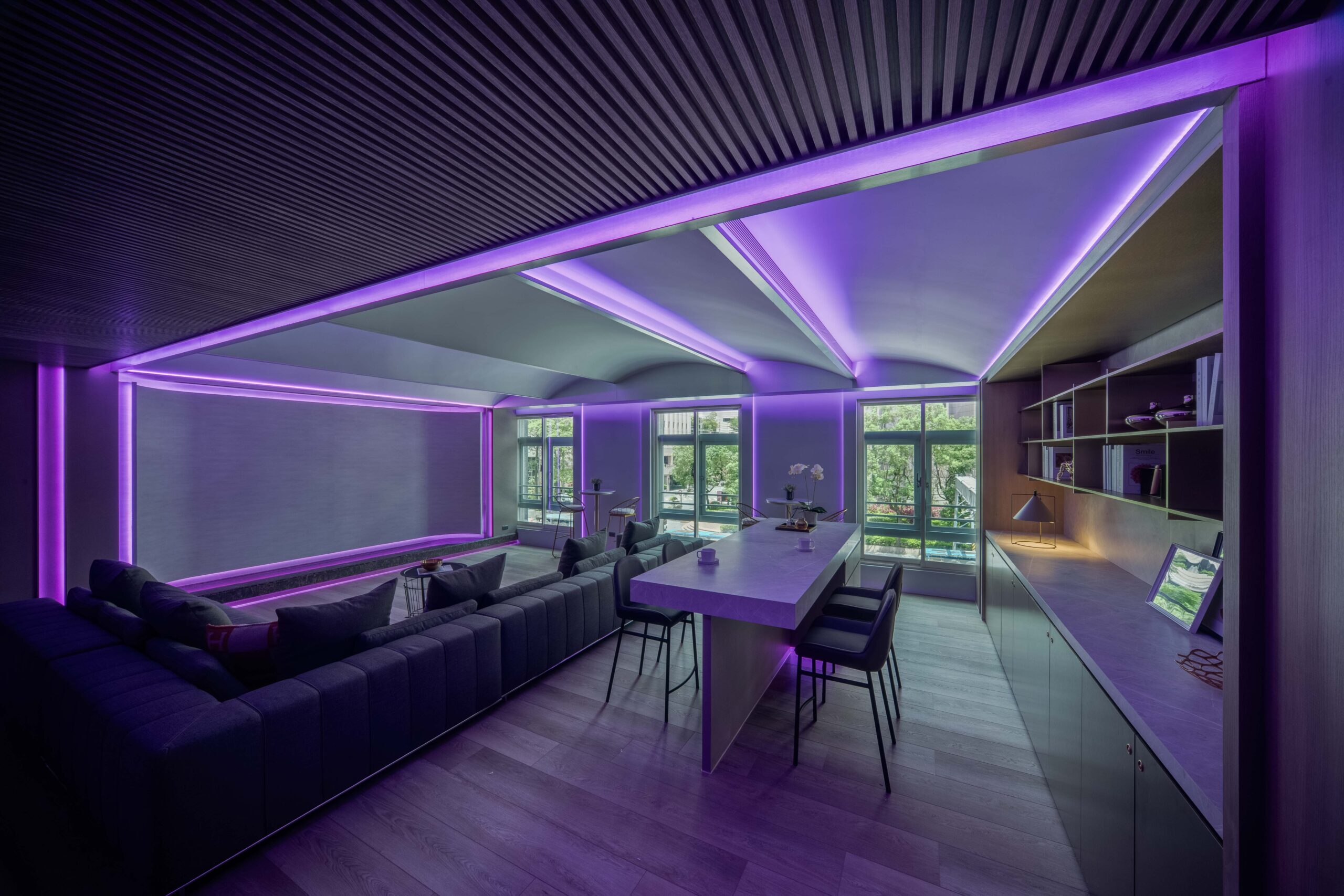 中古屋翻修|萬象溢彩,招待會所設計案-3