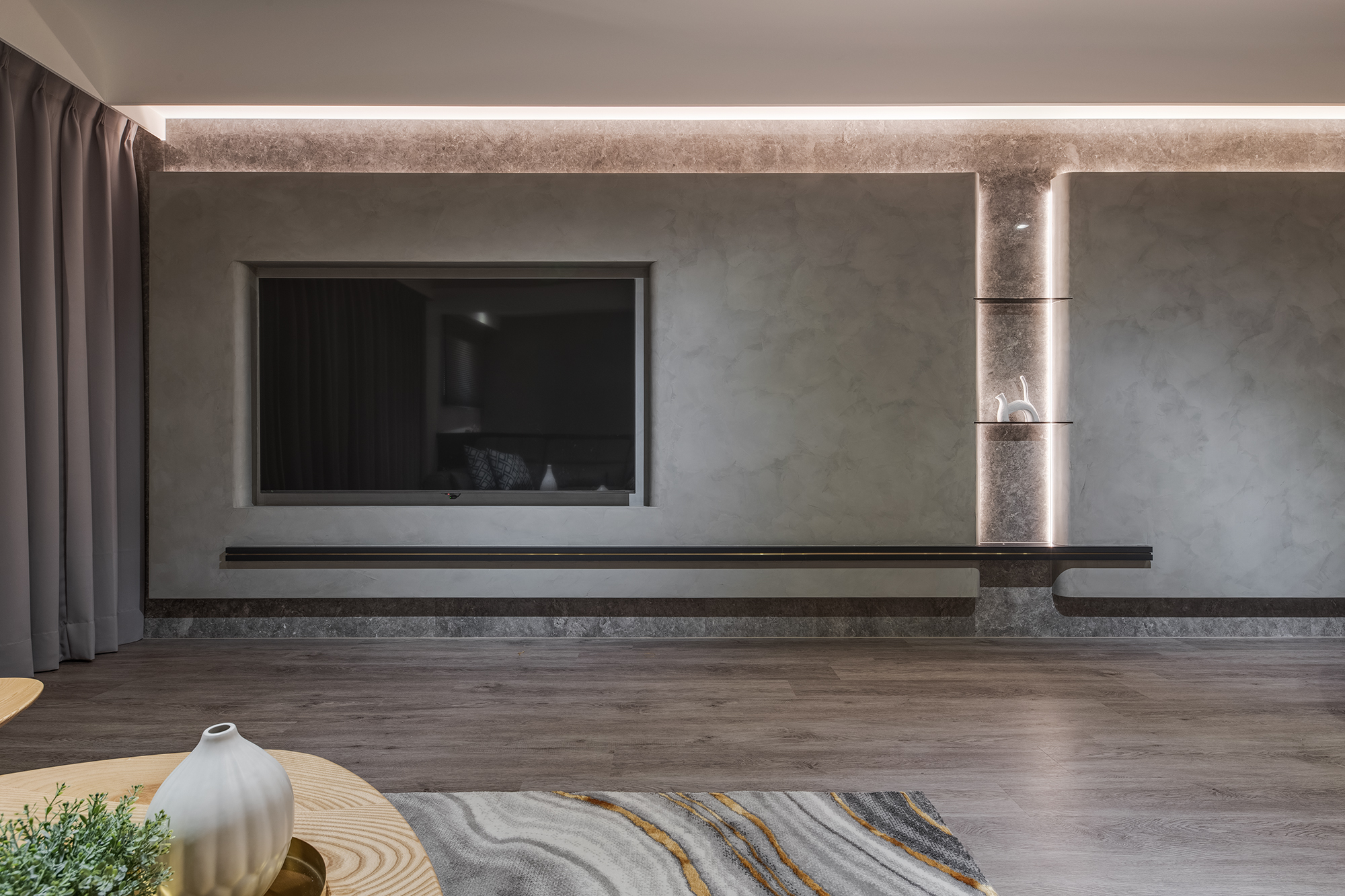 台北室內裝潢|圓融之詩,住宅空間設計案-9