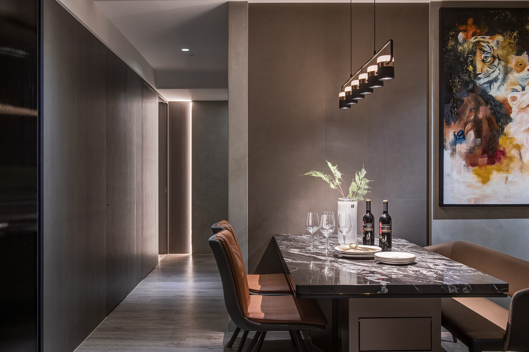 台北室內裝潢|圓融之詩,住宅空間設計案-1