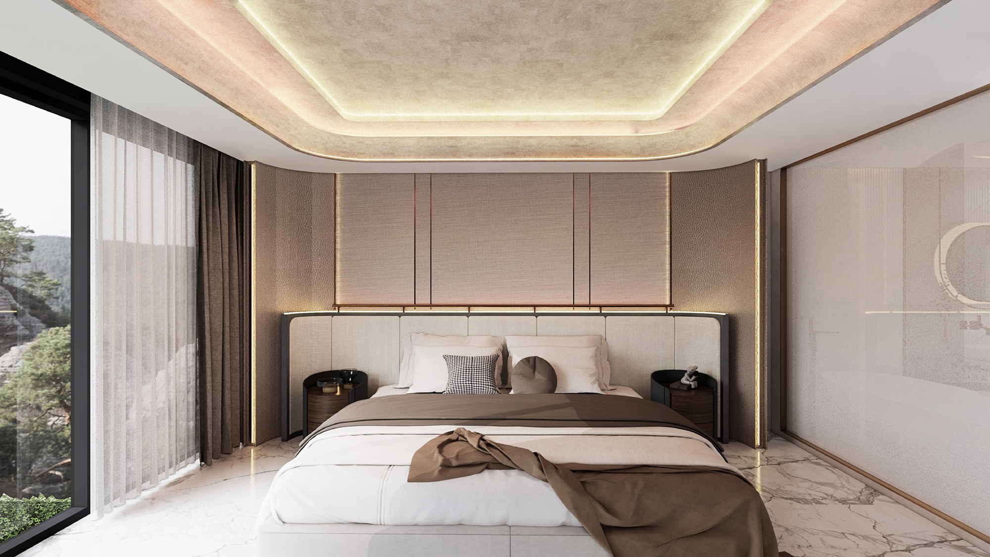 別墅室內設計｜山水共色，透天別墅設計案-4