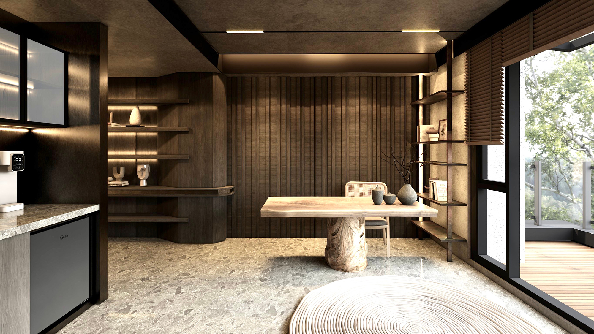 別墅室內設計｜山水共色，透天別墅設計案-5