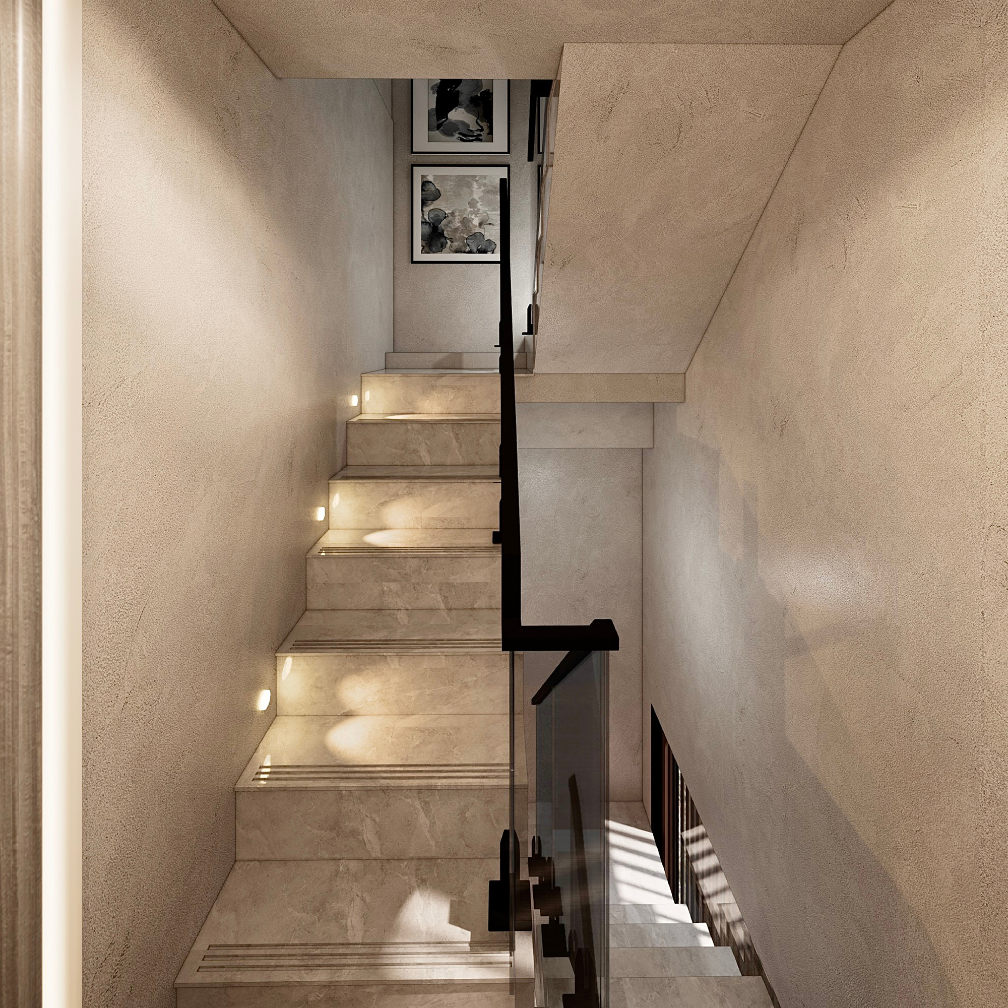 別墅室內設計｜山水共色，透天別墅設計案-11