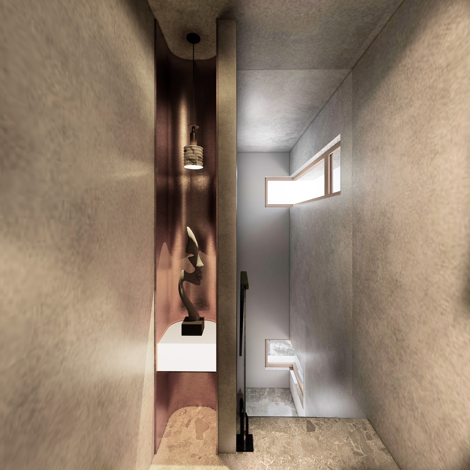 別墅室內設計｜山水共色，透天別墅設計案-6