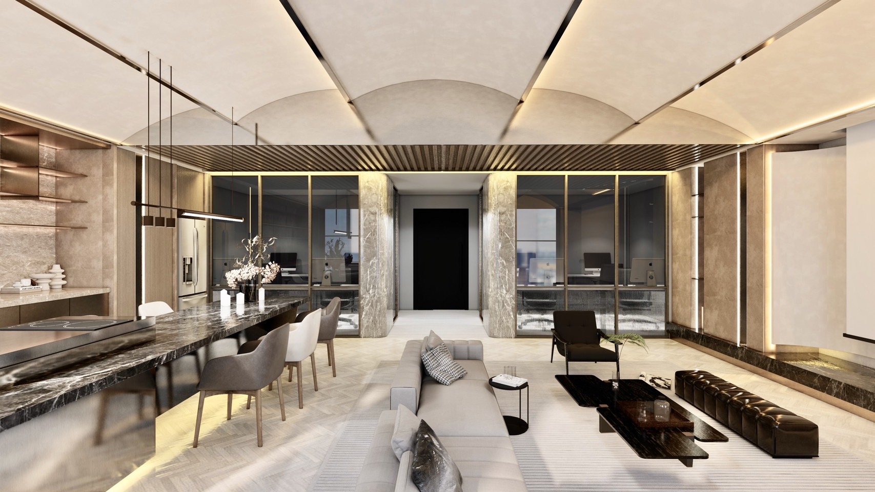 老屋裝修｜縵色雲光，招待會所設計案-1