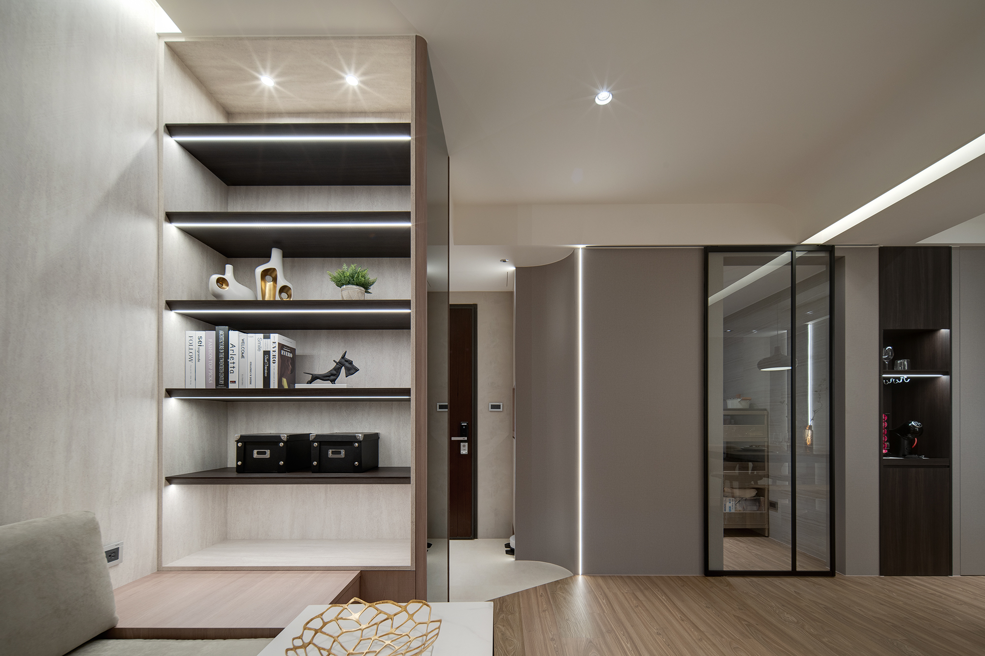 中古屋翻修|寂境微光,新北住宅設計案-5