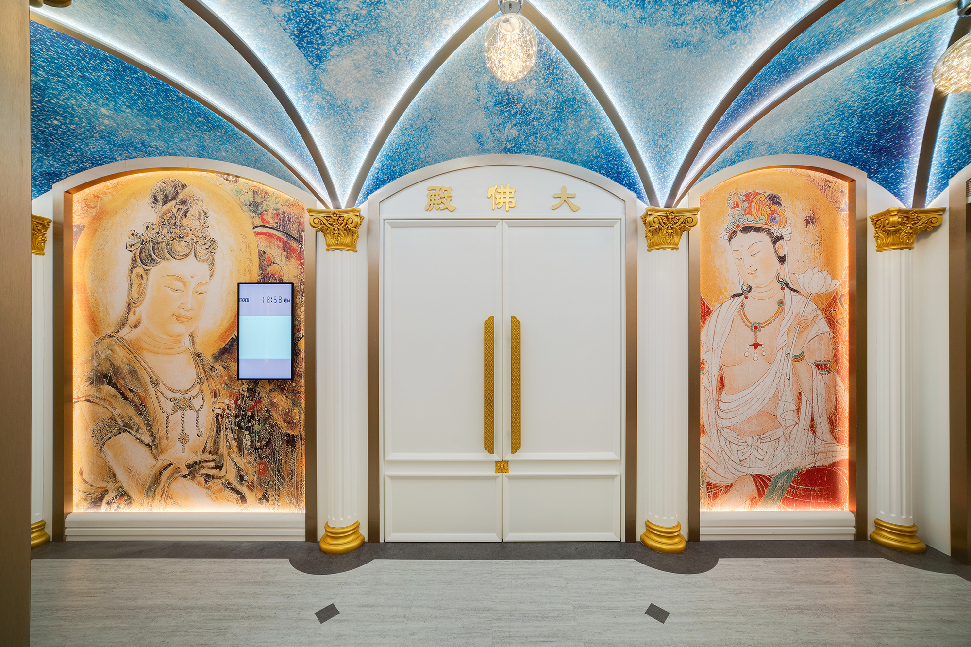 新北室內設計推薦｜現代禪語，板橋靈堂設計案-1