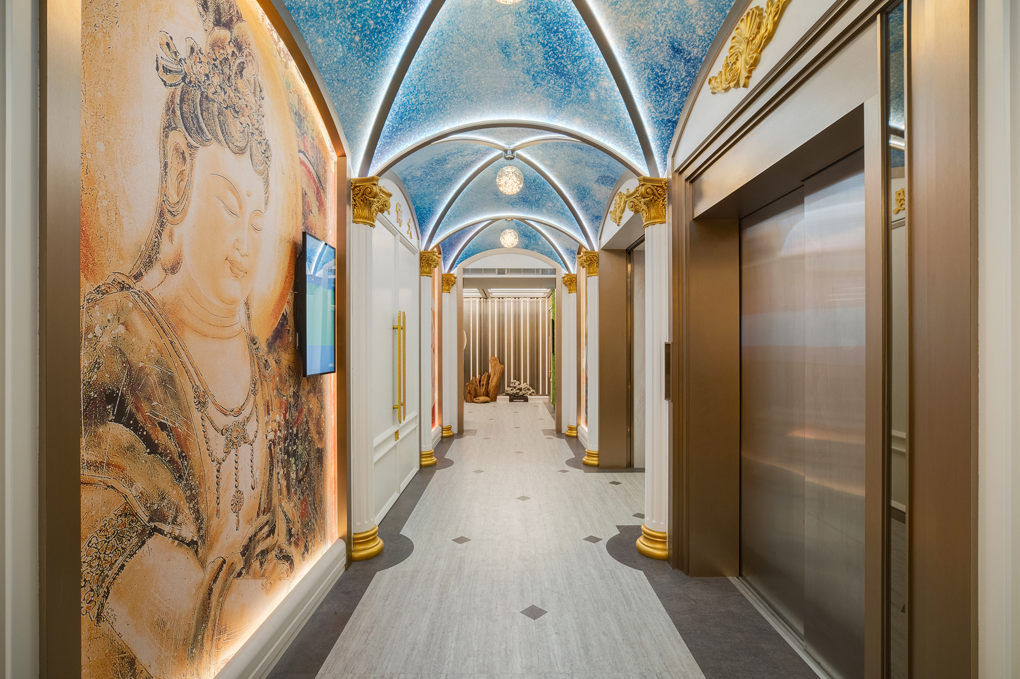 新北室內設計推薦｜現代禪語，板橋靈堂設計案-2