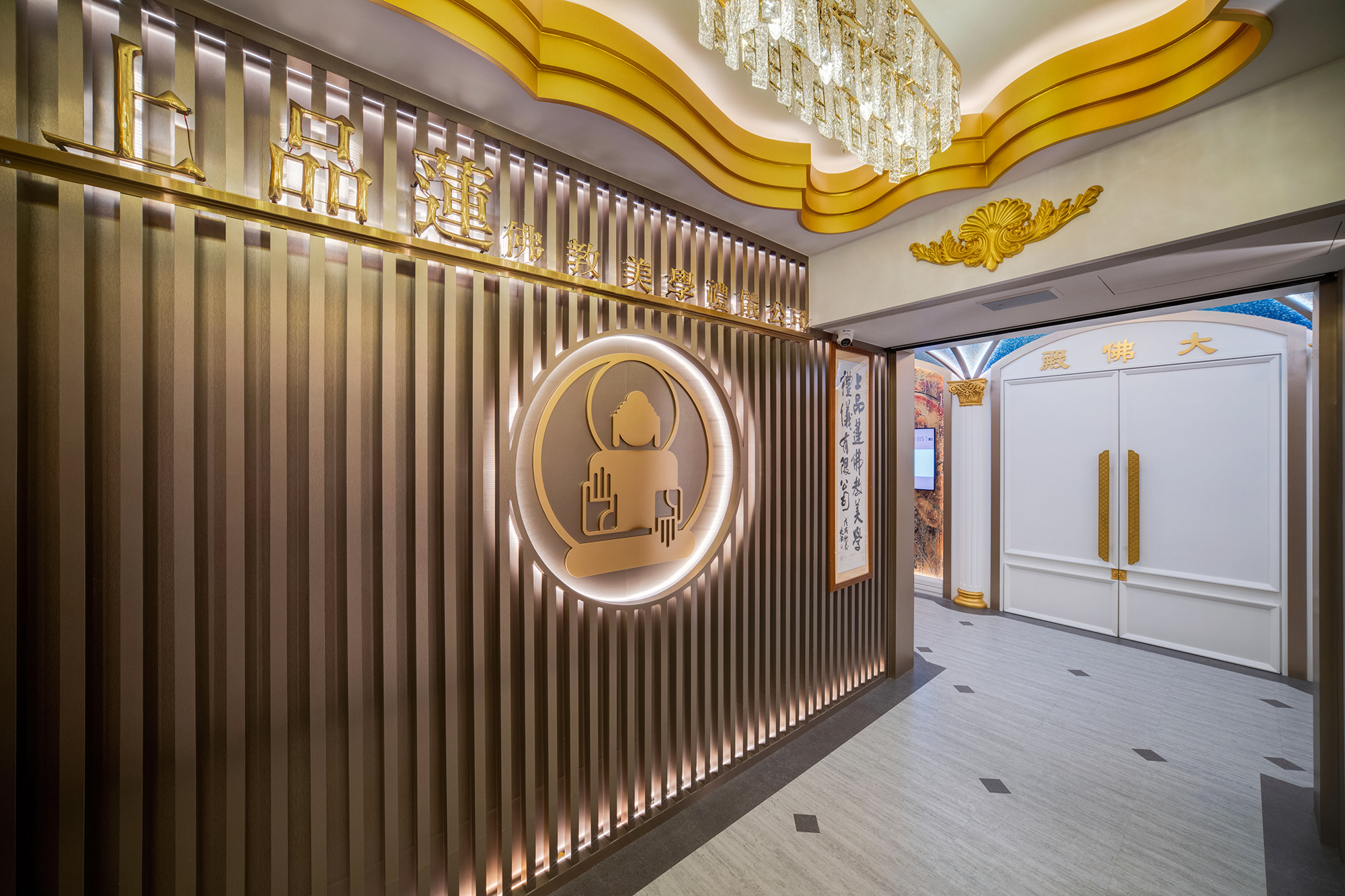 新北室內設計推薦｜現代禪語，板橋靈堂設計案-9