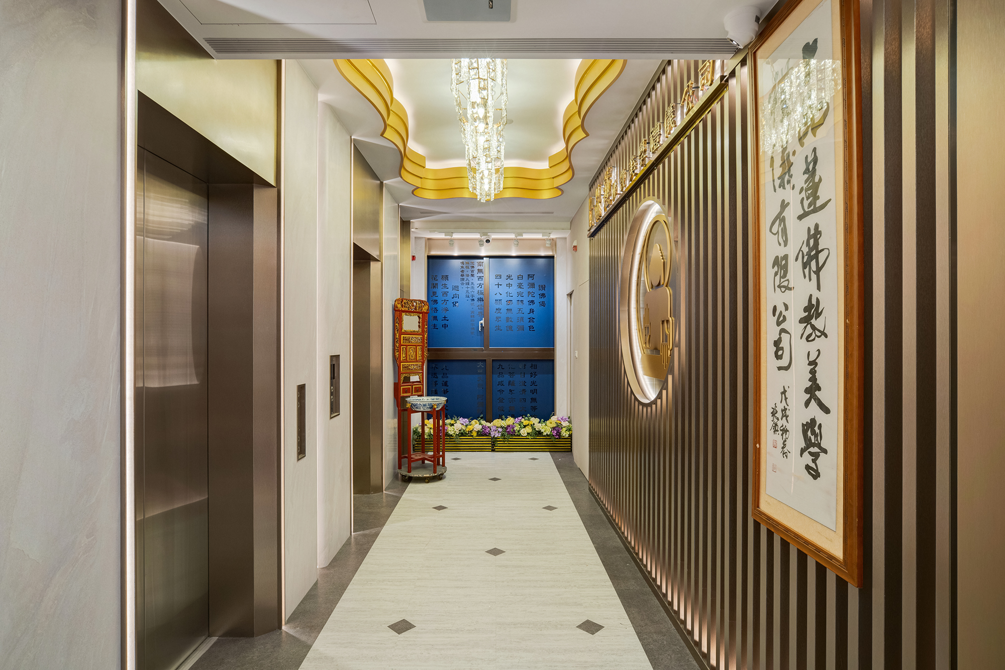 新北室內設計推薦｜現代禪語，板橋靈堂設計案-10