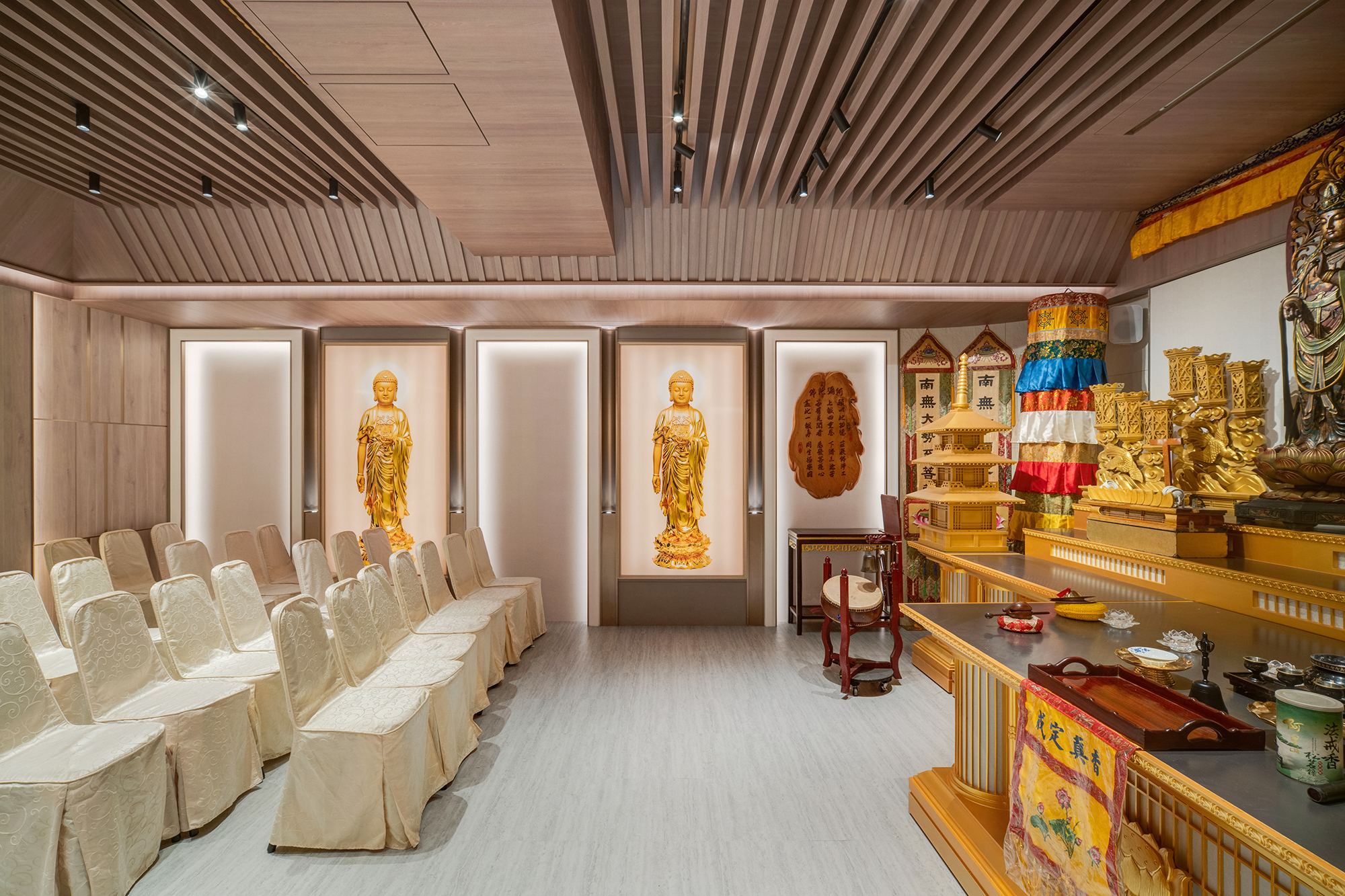 新北室內設計推薦｜現代禪語，板橋靈堂設計案-6